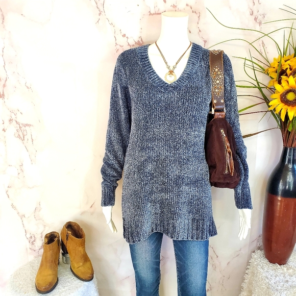 NWT! Super plush rib knit pullover sweater tunic - Picture 3 of 9